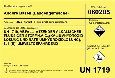 Laugen, Andere Basen